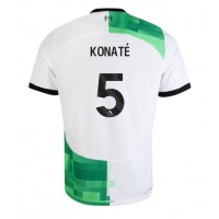 Camiseta Liverpool Ibrahima Konate #5 Segunda Equipación Replica 2023-24 mangas cortas